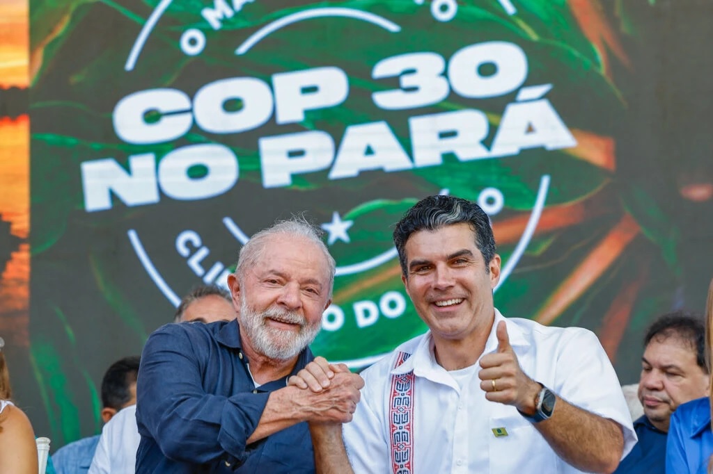 Lula e o governador do Pará, Helder Barbalho Foto: Ricardo Stuckert/PR