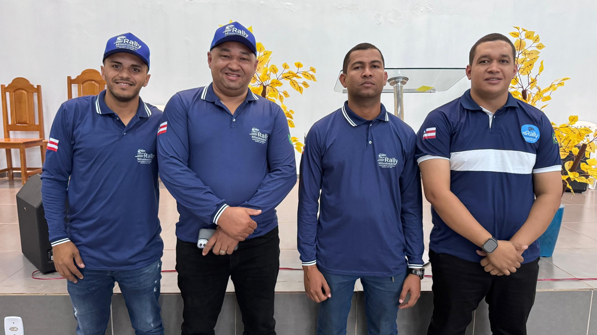 Pastor Fábio e equipe de Coordenação do IV Rally Missionário. Imagem/RevistaFormosa