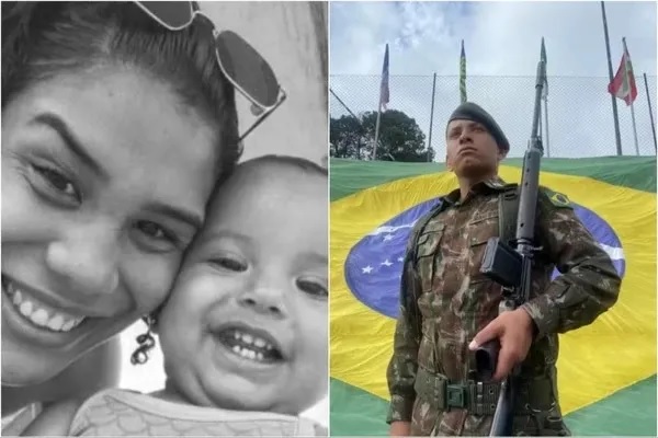 Gabrielly Simões Silva e Jade Carolina Simões Martins estavam abraçadas - Foto: Reprodução