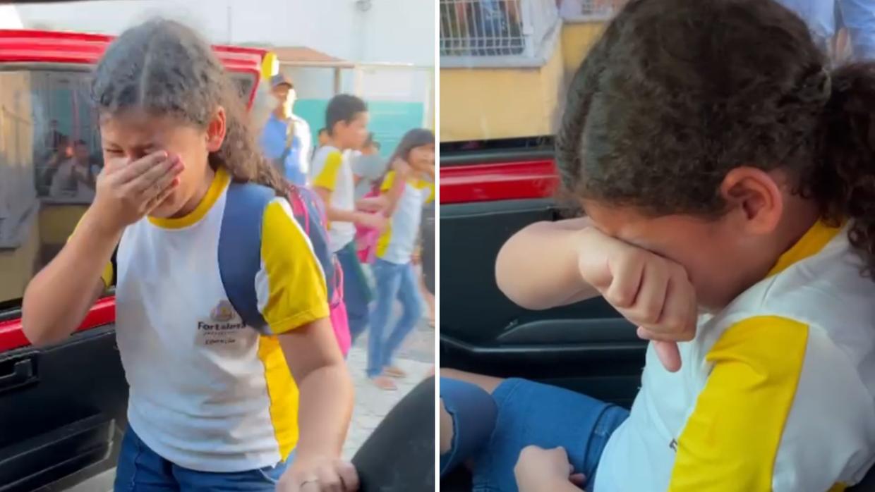 Lauanny Vitória esperava a mãe quando foi surpreendida pelo pai - Foto: Reprodução/Arquivo Pessoal