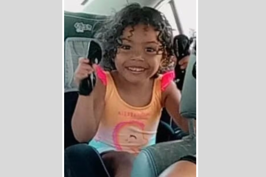 enina de três anos morreu afogada em piscina de chácara na Bahia — Foto: Redes sociais