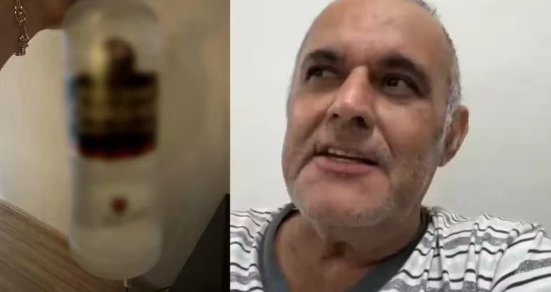 Vodca russa guardada ajuda a salvar comerciante intoxicado por metanol Foto: Arquivo Pessoal