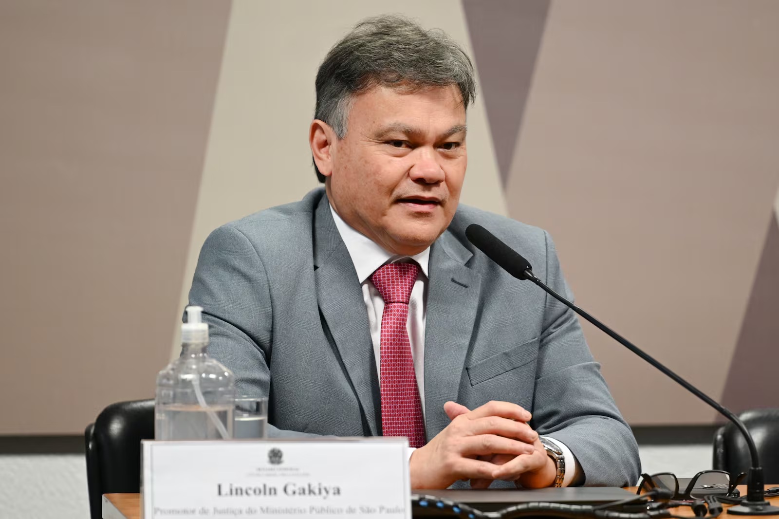 Promotor Lincoln Gakiya depõe na CPI do Crime Organizado - Edilson Rodrigues/Agência Senado