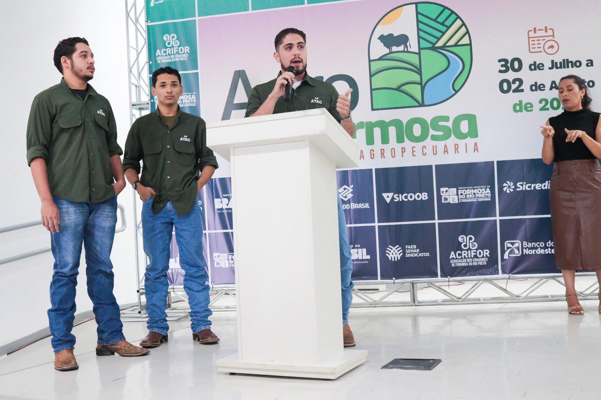 Acadêmico Davi Oliveira Vidal - Imagem/AgroFormosa