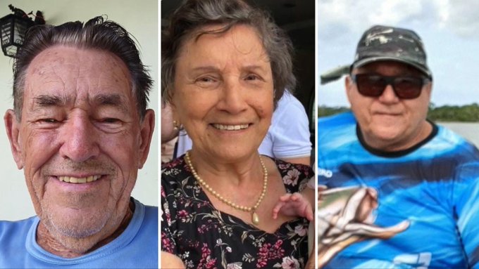 Olivio, Irene e Augusto Salezze estão entre vítimas do acidente | Foto: Reprodução | Redes sociais