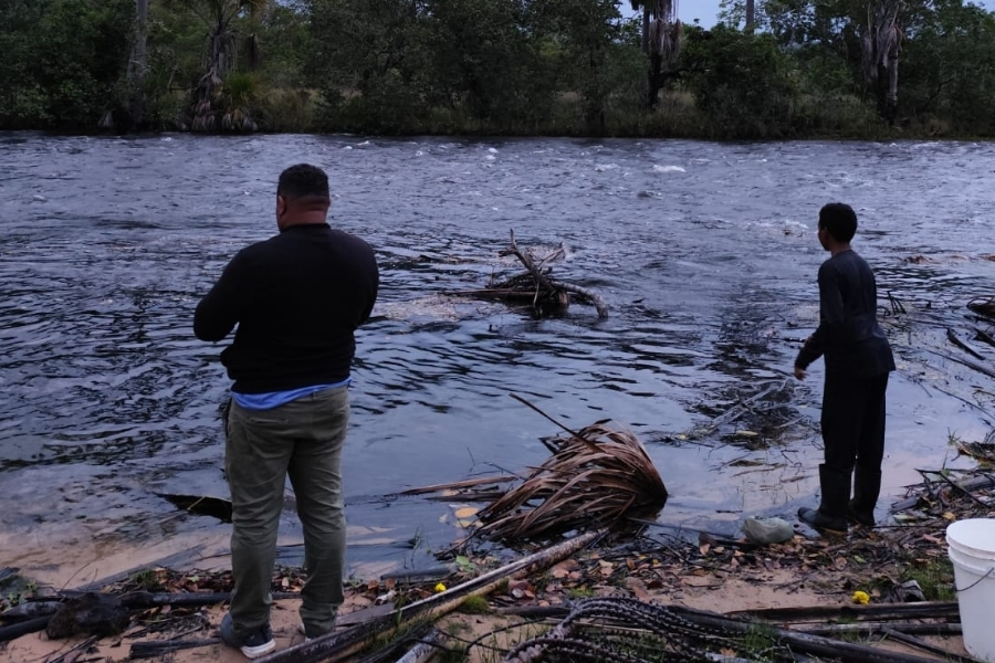 Vilmar e o seu filho Gabriel