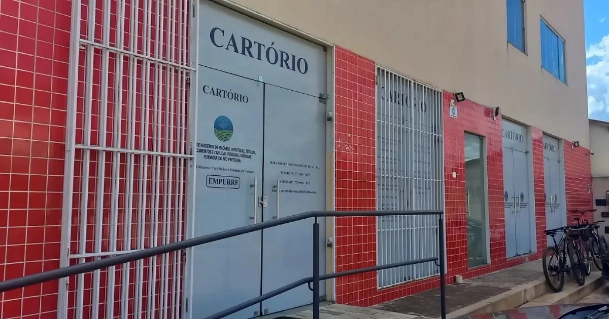 Cartório de Registro de Imóveis - Formosa do Rio Preto -Foto: Reprodução/Bahia Notícias