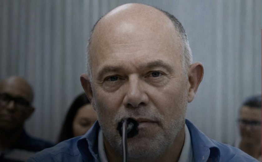 Seu Luiz durante a julgamento - Foto: Reprodução