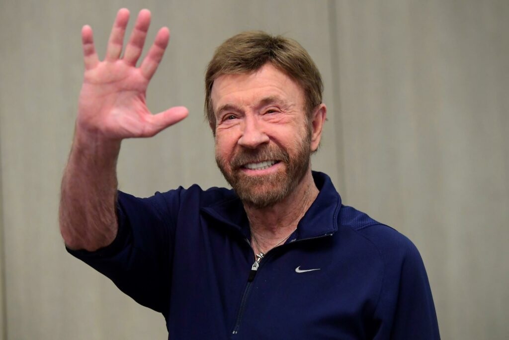 Chuck Norris Foto: EFE/ Tamas Kovacs / ARCHIVO