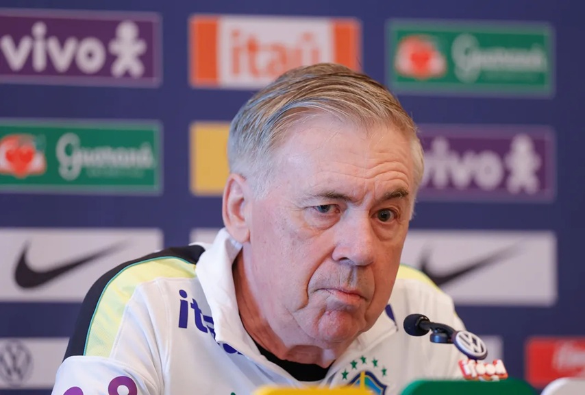 Carlo Ancelotti, técnico da Seleção Brasileira - Foto: Rafael Ribeiro / CBF