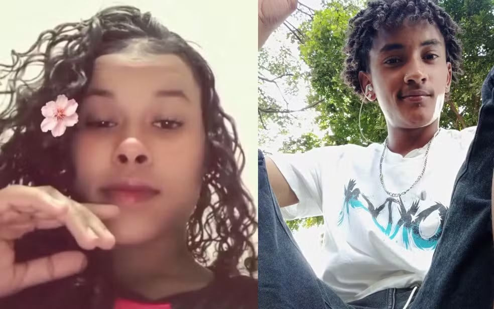 A vítima foi identificada pela polícia como Tayna Maria da Silva. Já o suspeito é apontado como Cleverton Silva Machado. — Foto: Reprodução/Redes Sociais