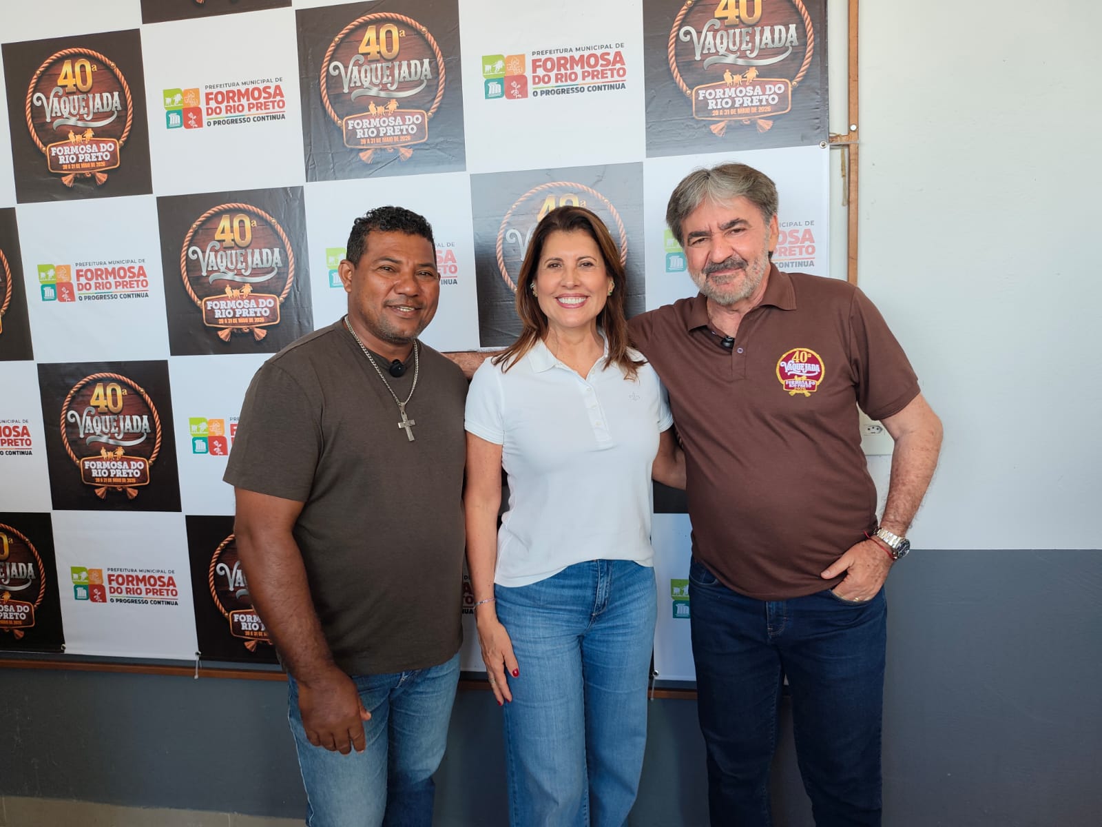 Mariano, Pré-Candidata Estadual Denise Menezes e o Prefeito Neo