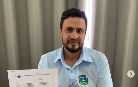 Secretário de Meio Ambiente e Recursos Hídricos de Corrente, Jullyanno Azevedo da Cunha Nogueira