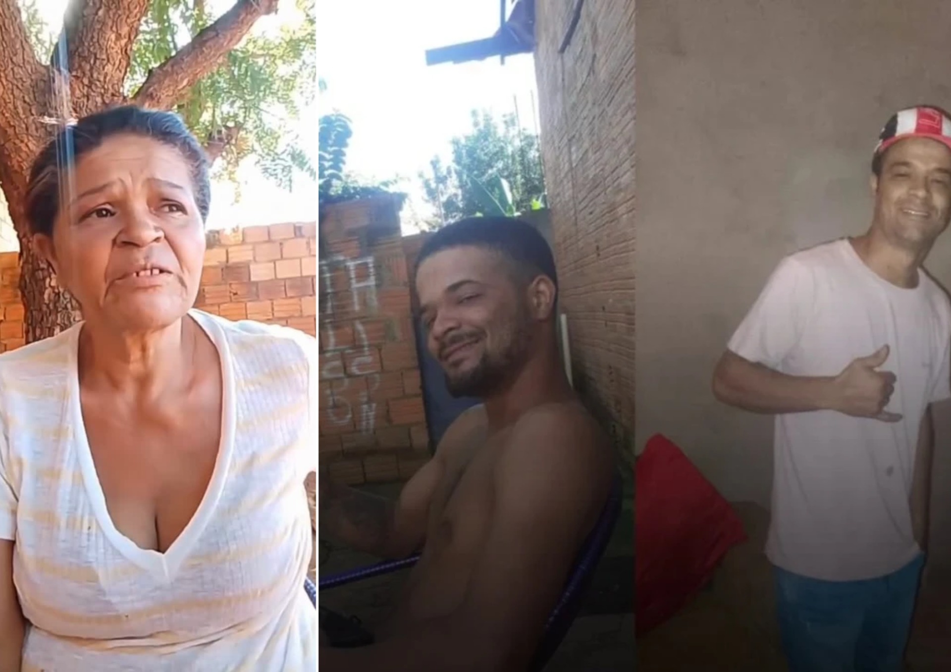 Rosania Magalhães da Cunha e seu filho Talison Ermíto da Cunha do Espírito Santo